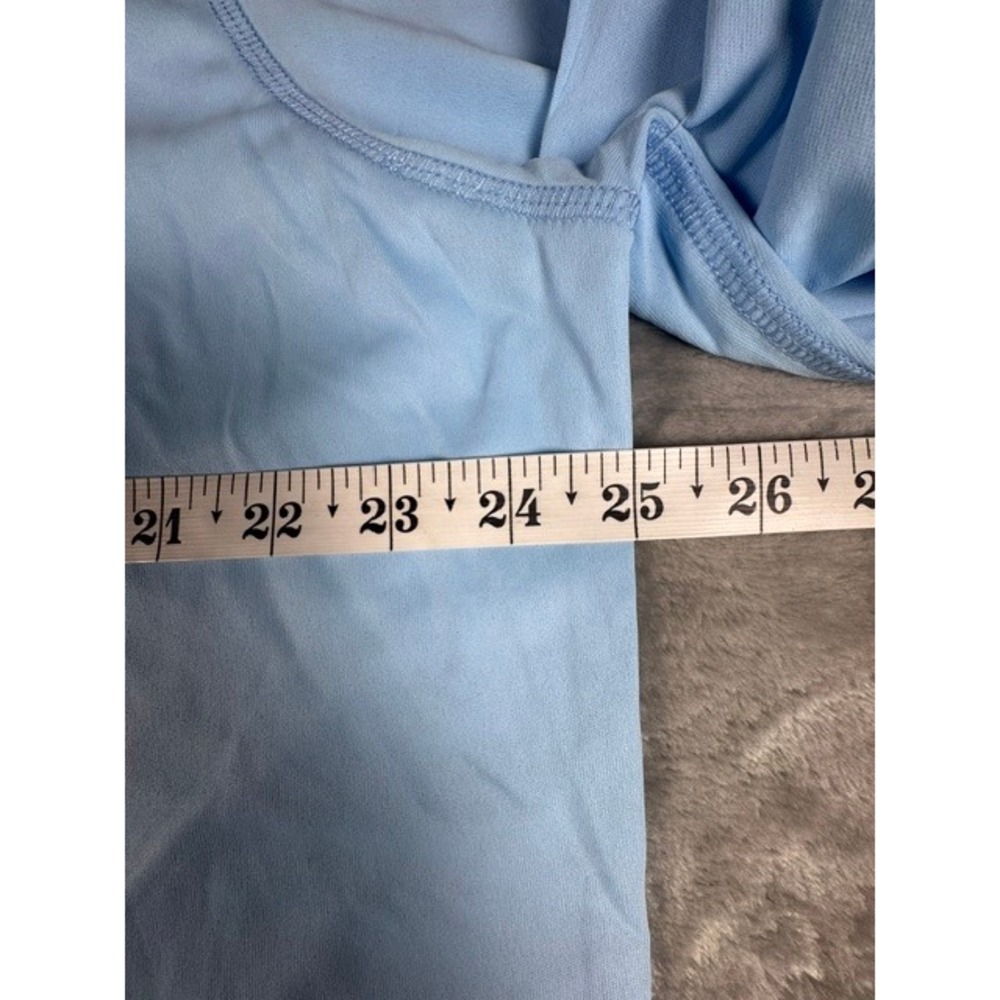 Scales Hoodie Mens XXL Blue Marlin Performance Sun Shirt Long Sleeve Thumbholes - Picture 3 of 11